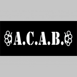 A.C.A.B. čierne pánske tielko 100%bavlna značka Fruit of The Loom